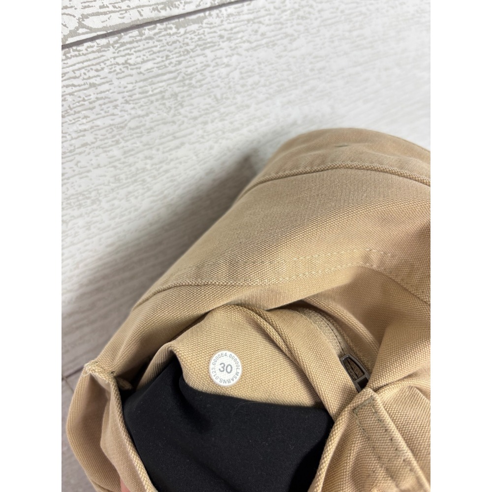 Lululemon ABC Slim Fit Pant Utilitech Light Khaki Beige 30 FLAWED - Picture 5 of 8